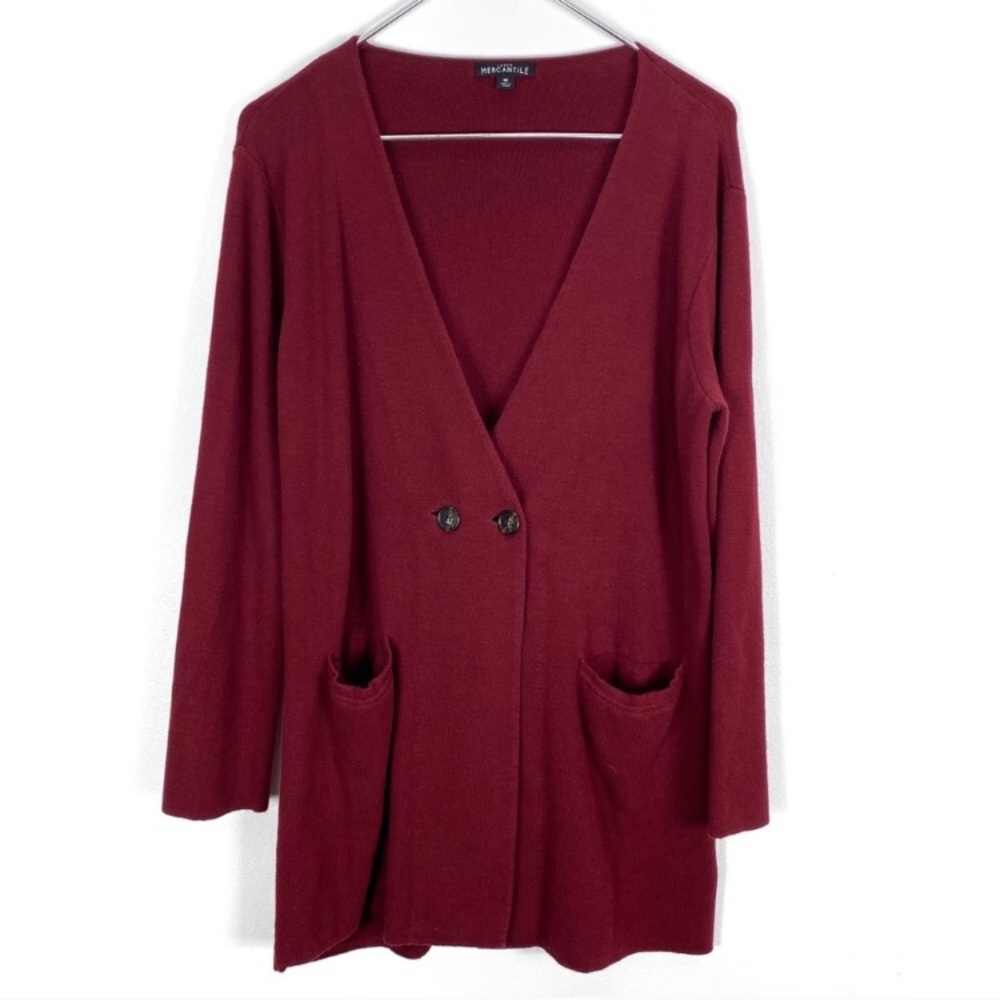 J.Crew Mercantile Collarless Sweater Blazer